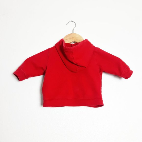 Infant Outfit Bundle Red Truck Full Zip Hoodie w Denim Look Sweatpants - Picture 4 of 12